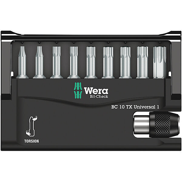 Wera Bit-Check Torsion 6-rund Satz 10-tlg 056164